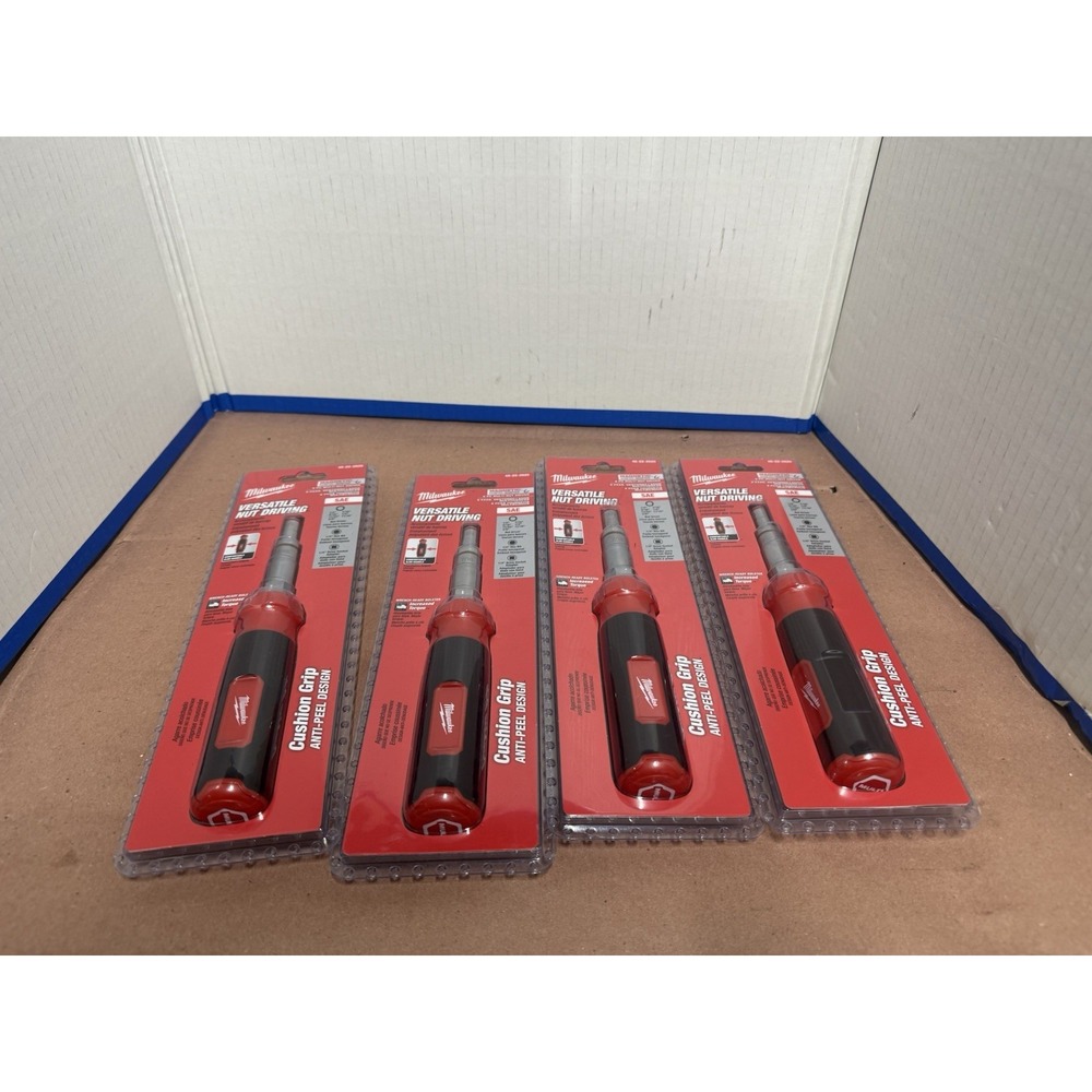 Lot 4 Milwaukee 48-22-2920 9-in-1 Multi-Nut Driver